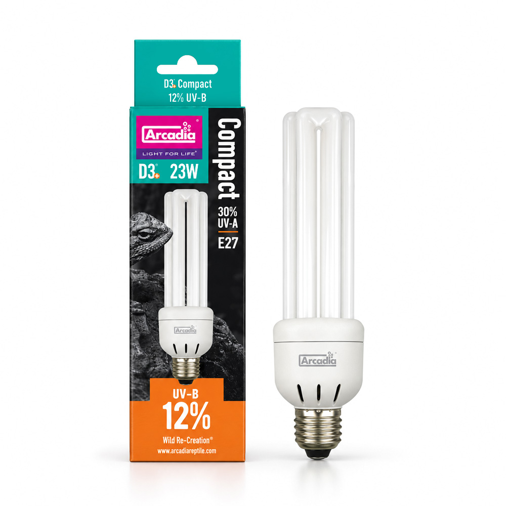 ARCADIA D3+ COMPACT BULB 12% UVB