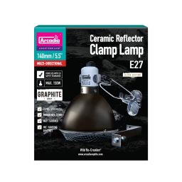 Arcadia Reflector with E27 Socket, Graphite