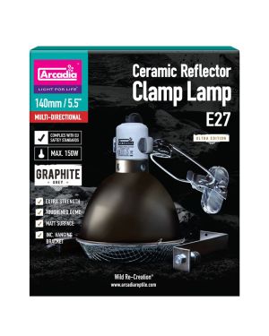 Arcadia Reflector with E27 Socket, Graphite