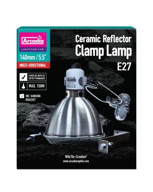 Arcadia Reflector with E27 Socket, Stainless Steel