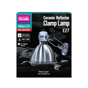 Arcadia Reflector with E27 Socket, Stainless Steel