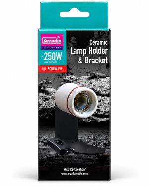 Arcadia Ceramic Lamp Holder with Bracket