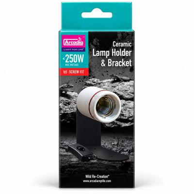 Arcadia Ceramic Lamp Holder with Bracket