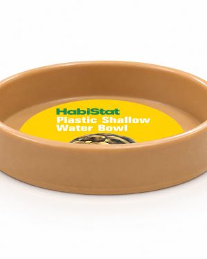 HabiStat Round Plastic Water Bowl