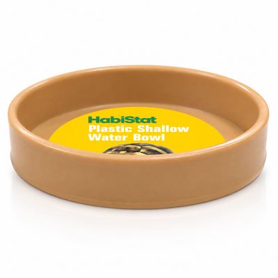 HabiStat Round Plastic Water Bowl