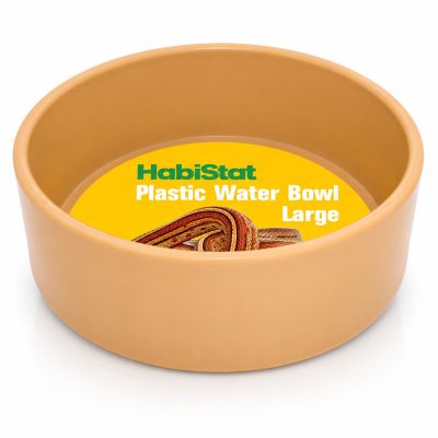 HabiStat Round Plastic Water Bowl