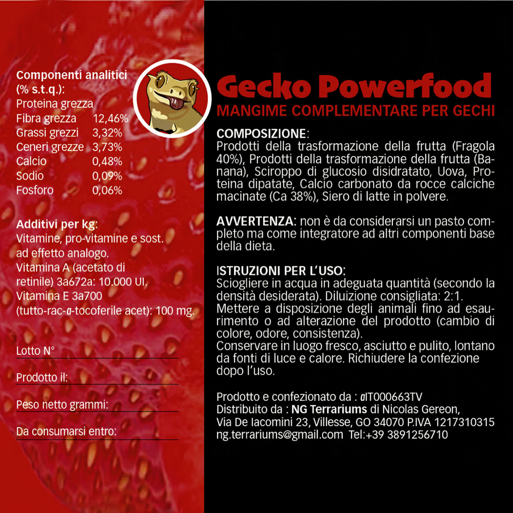 Gecko Powerfood Strawberry 2