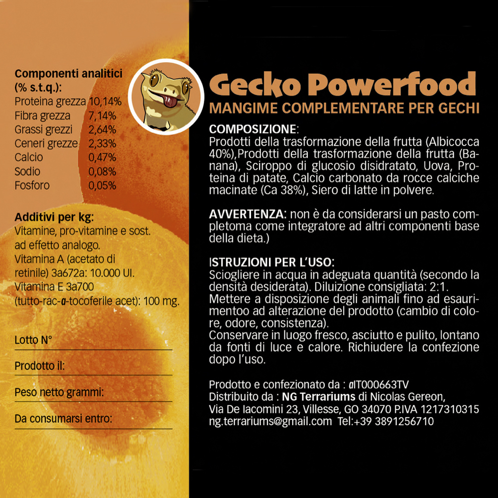 Gecko Powerfood Apricot 2